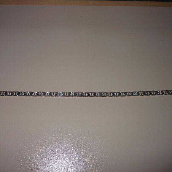 Sterling Silver Anklet-Marine Chain .925 - Picture 5 of 5